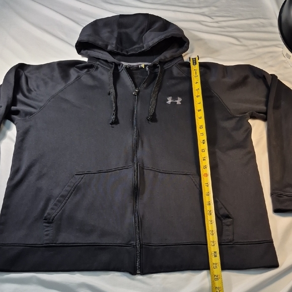 Under Armour Black Long Sleeve Full-Zip Hoodie - Picture 4 of 12